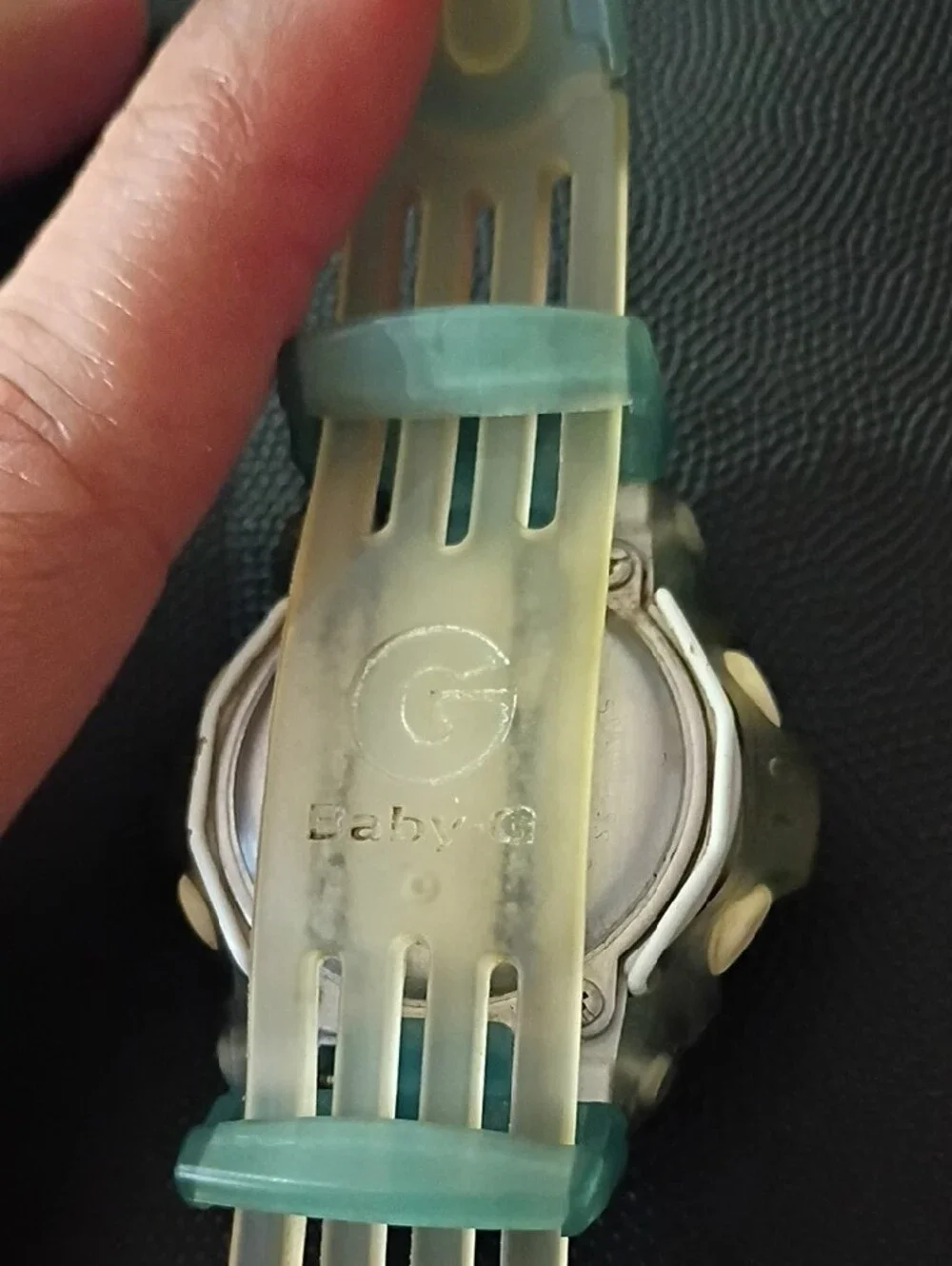 Casio Baby-G Translucent Yellow-Green and Blue Digital Sports Watch( No Battery)